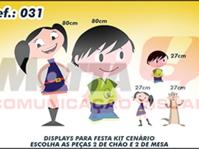 Display para festas kit cenÃ¡rio O Show da Luna