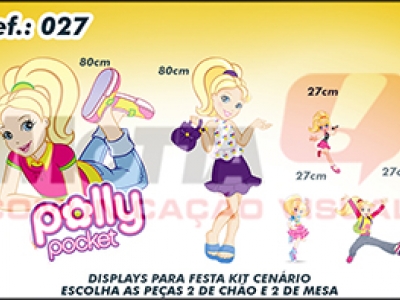 Display para festas kit cenÃ¡rio Polly