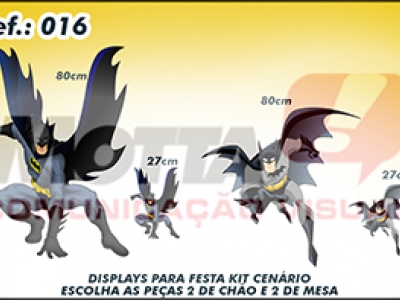 Display para festas kit cenÃ¡rio Batman